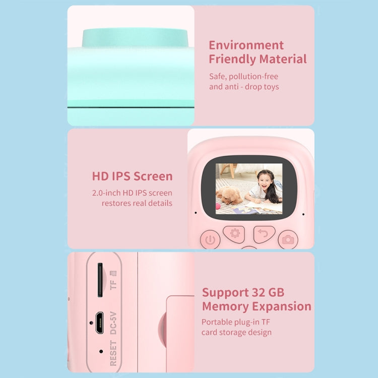 A18 HD Printable Cartoon Kids Digital Camera with Rotating Lens, Spec:, Pink, Pink+16G, Pink+32G, Blue, Blue+16G, Blue+32G A18 HD Printable Cartoon Kids Digital Camera with Rotating Lens, Spec:, Pink, Pink+16G, Pink+32G, Blue, Blue+16G, Blue+32G